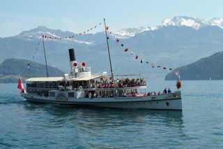 Dampfschiff auf dem Vierwaldstättersee