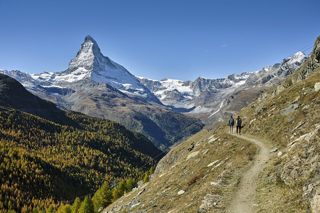 Wanderweg in den Alpen