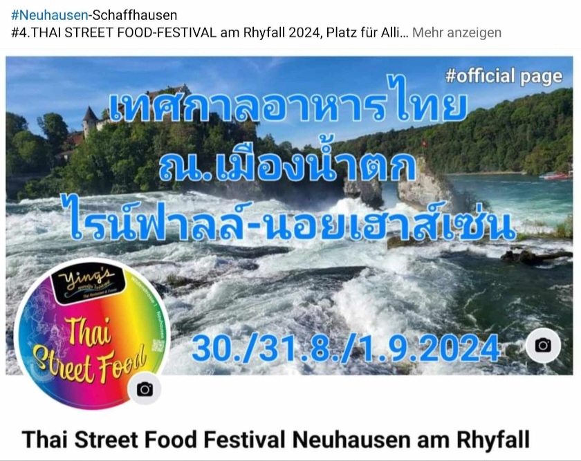 4e FESTIVAL THAI STREET FOOD au Rhyfall