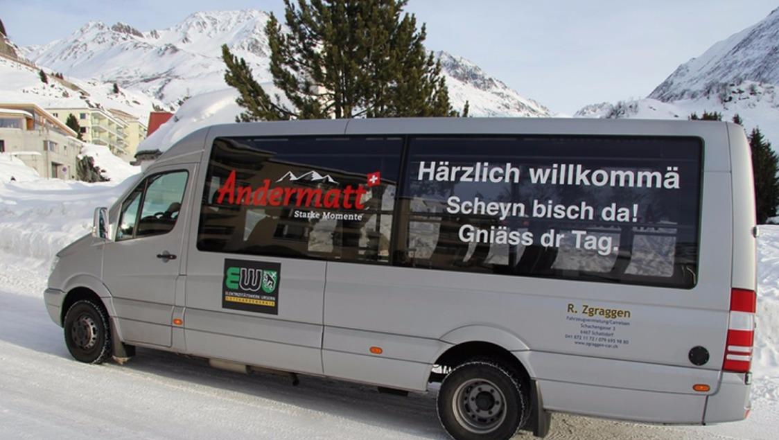 Neuer Busfahrplan 2017 für die Region Andermatt