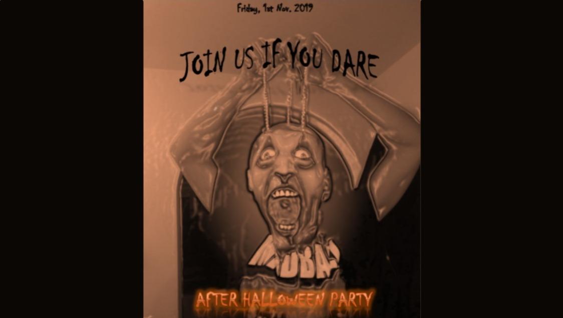 AFTER HALLOWEEN PARTY - Friday, 1st Nov. 2019